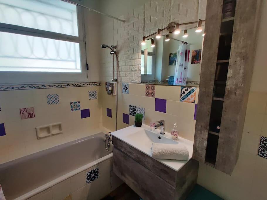 Vintage Flat On Villefranche Bay - Free Car Park Екстериор снимка
