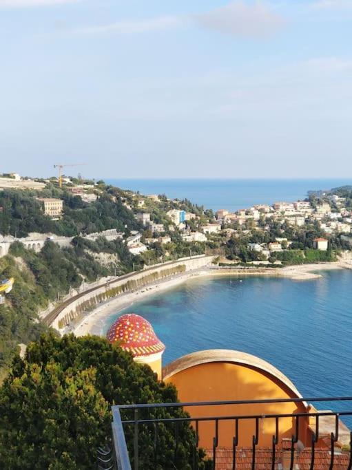 Vintage Flat On Villefranche Bay - Free Car Park Екстериор снимка