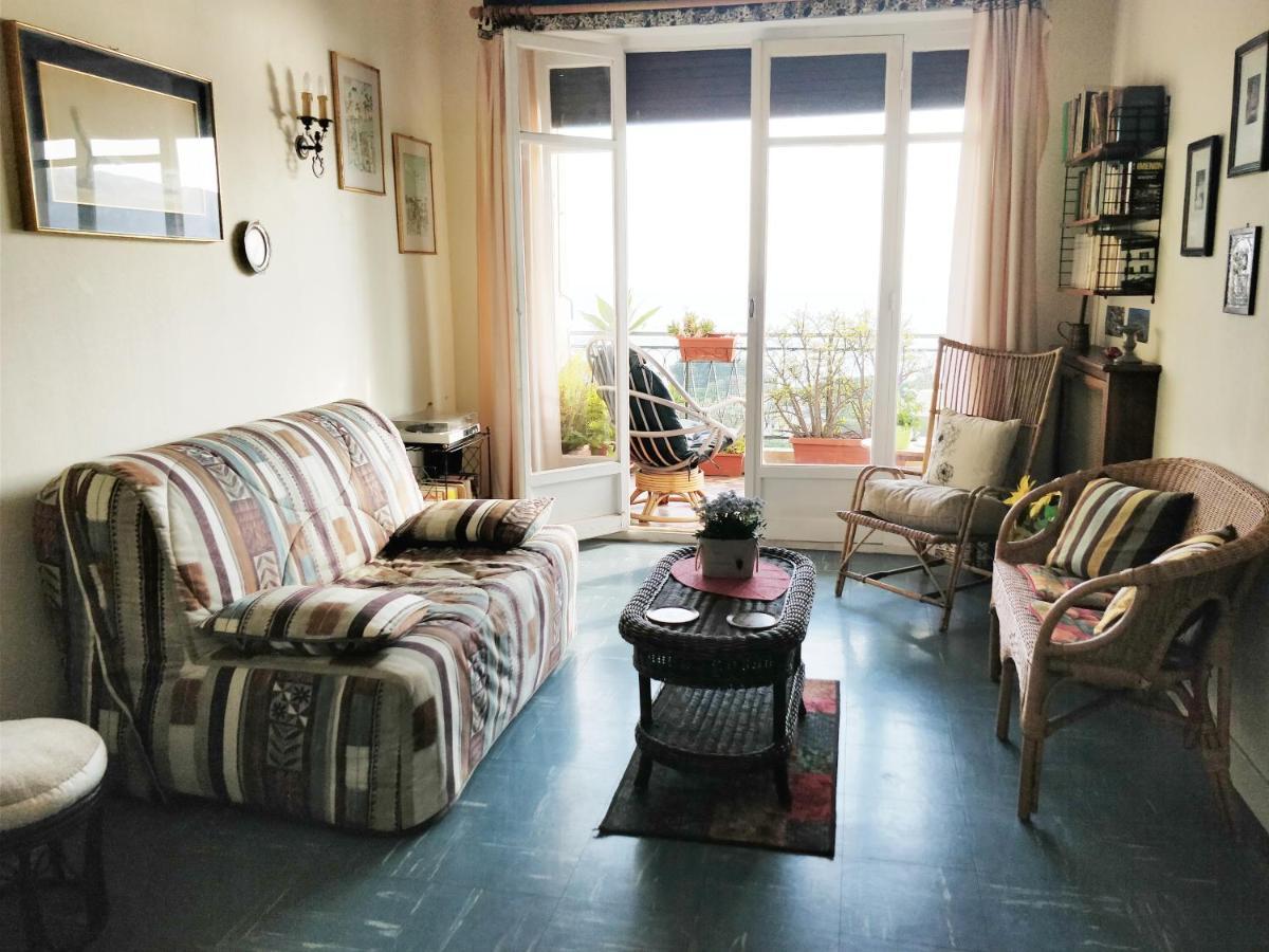 Vintage Flat On Villefranche Bay - Free Car Park Екстериор снимка